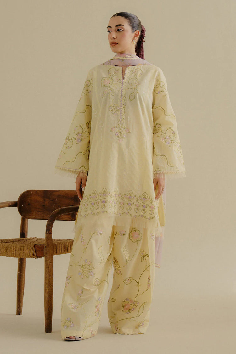 COCO BY ZARA SHAHJAHAN UN-STITCHED 3PC | Elva-1A