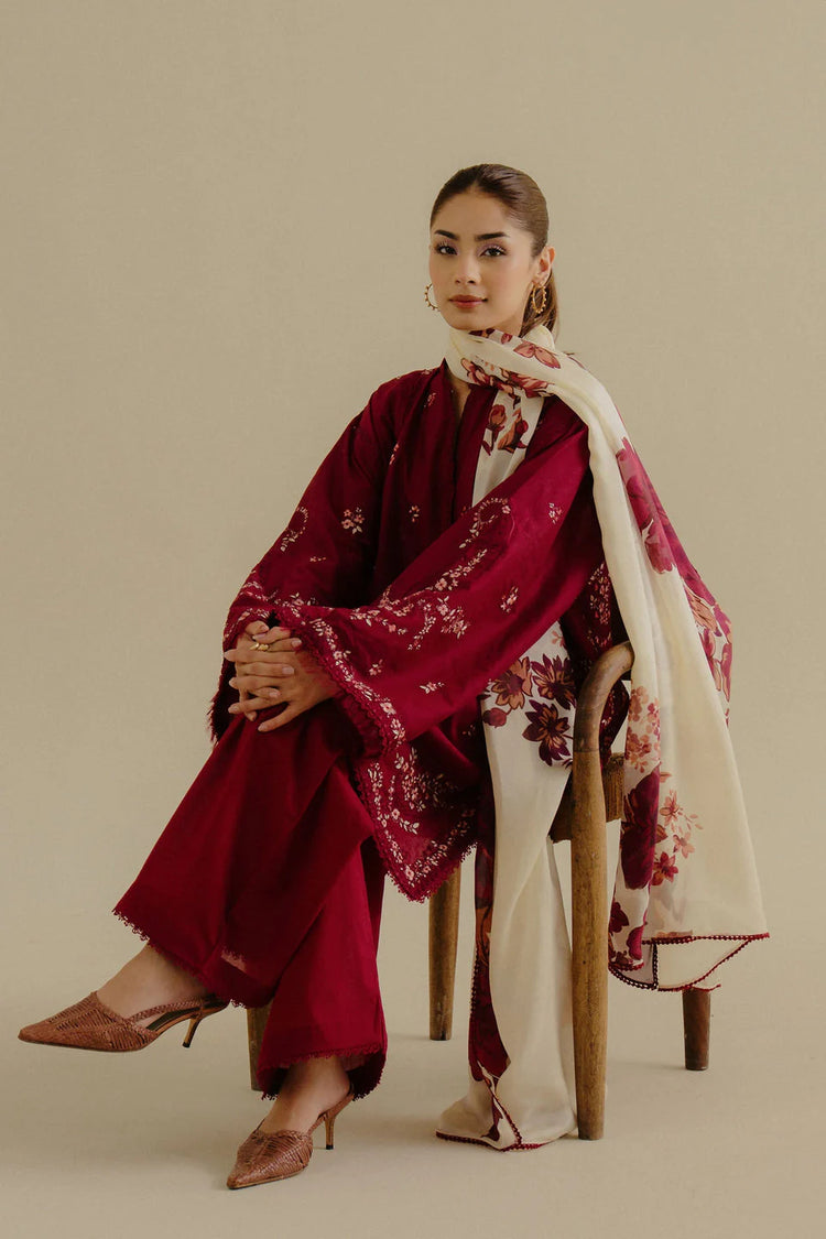 COCO BY ZARA SHAHJAHAN UN-STITCHED 3PC | Yana-4B