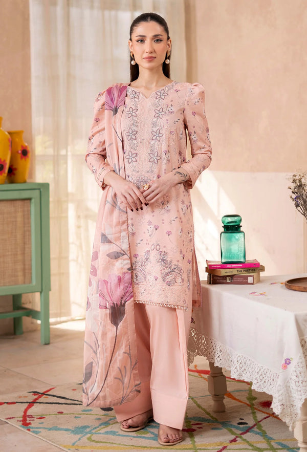 KANWAL BY HUMDUM UN-STITCHED 3PC | D-01