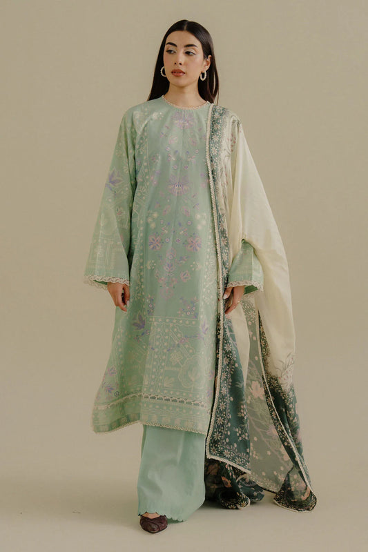 COCO BY ZARA SHAHJAHAN UN-STITCHED 3PC | Nyssa-10A