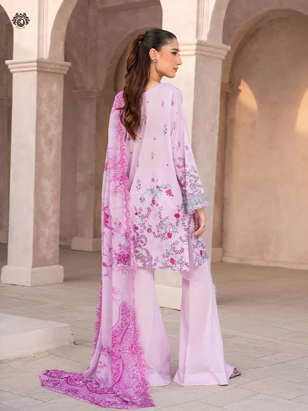 Mahlij By Gulljee Printed Embroidered Lawn Collection - D05