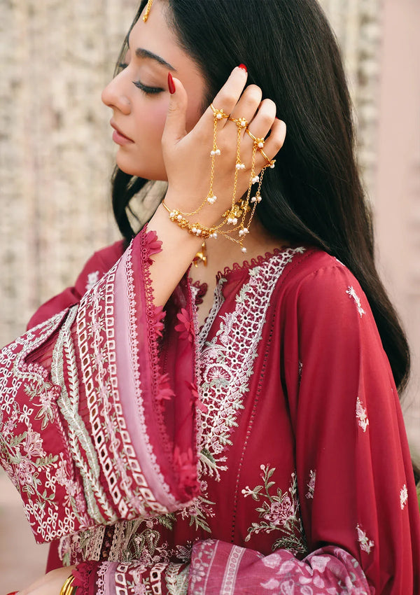 EK FASANA BY KAHF UN-STITCHED 3PC | KLB-1B MAHRANI