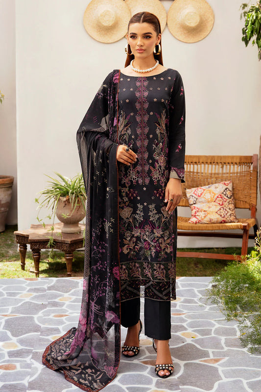 MASHAAL BY RAMSHA LUXURY LAWN-3PC | L-1205