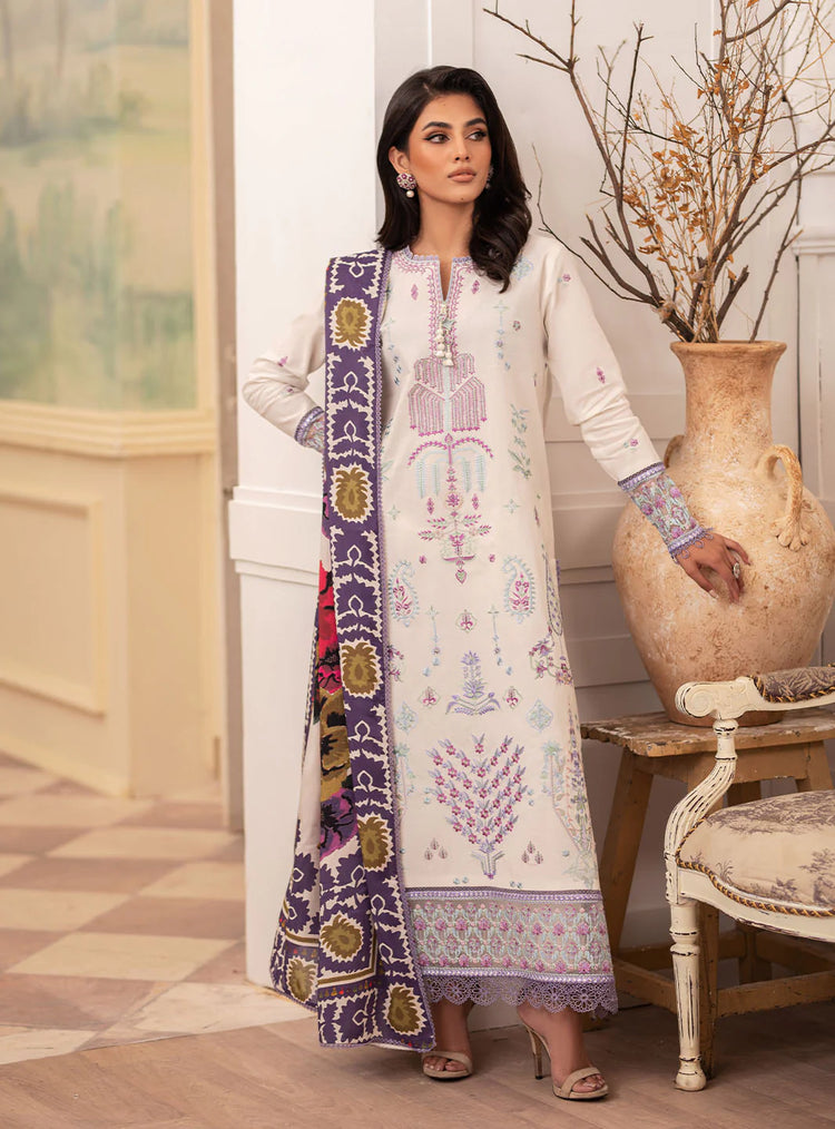 MERAKI BY ROHEENAZ FALL WINTER UN-STITCHED 3PC-HAILEE