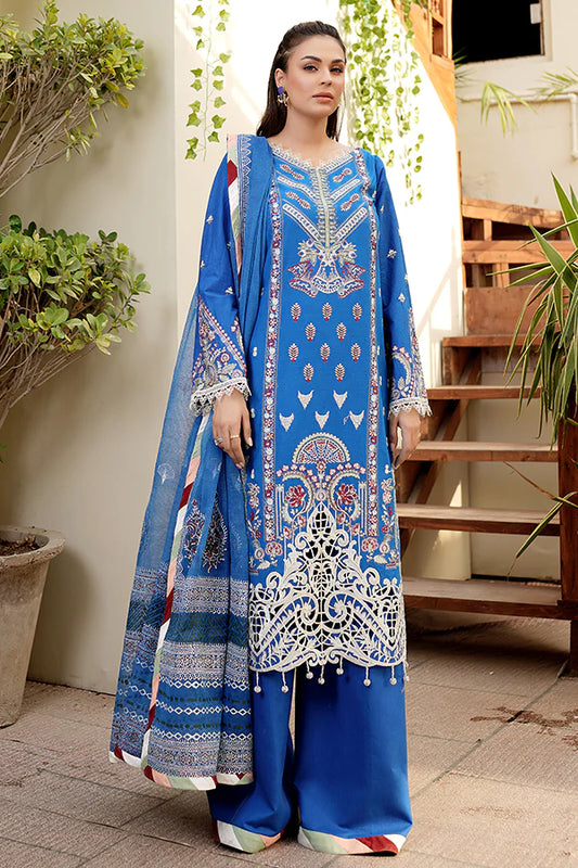 BAHAAR LUXURY LAWN BY MARYAM || LARA B-1016 ||