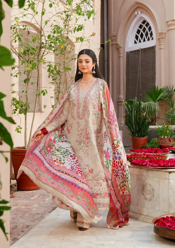 EK FASANA BY KAHF UN-STITCHED 3PC | KLB-6A SILSILA