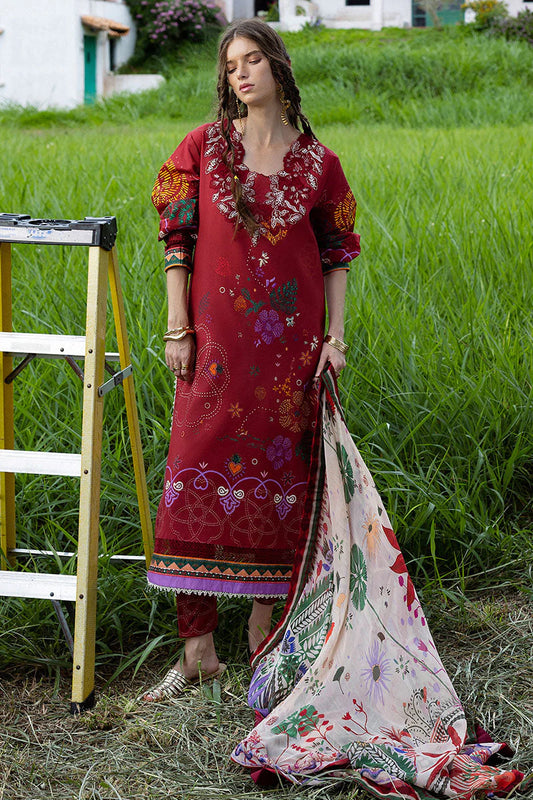 MIRASOL BY HEMLINE UN-STITCHED 3PC | AMBER BOSQUE