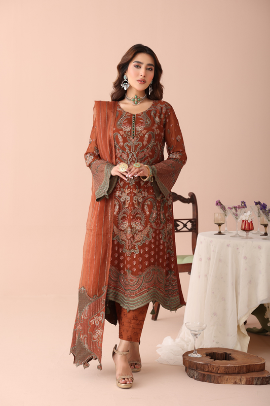 ZINNIA BY NOOR'S LUXURY CHIFFON | D-01