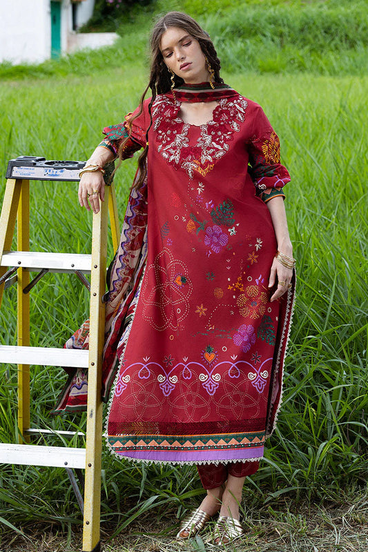 MIRASOL BY HEMLINE UN-STITCHED 3PC | AMBER BOSQUE