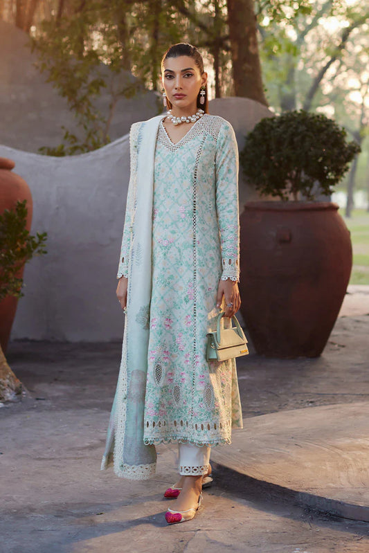 SUFFUSE LUXURY LAWN STITCHED - AZUR