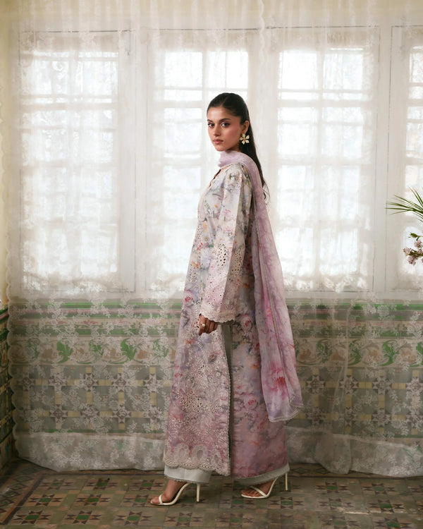 NEESHAY SUMMER LINES PRINTKARI LUXURY LAWN '26-BLUSHE
