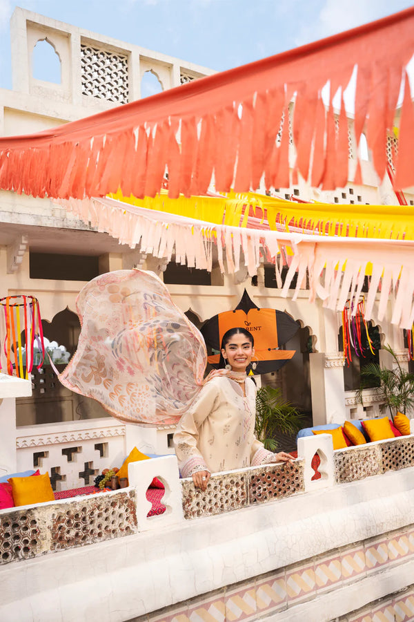 BASANT CHIKANKARI LUXURY BY FLORENT UNSTITCHED| 2026-FBC -5A