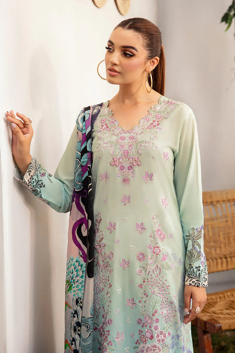 MASHAAL BY RAMSHA LUXURY LAWN-3PC | L-1206