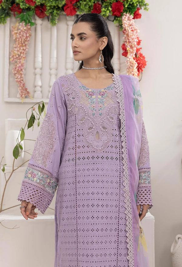 EZLYN BY ADAN'S LIBAS UN-STITCHED 3PC | 06