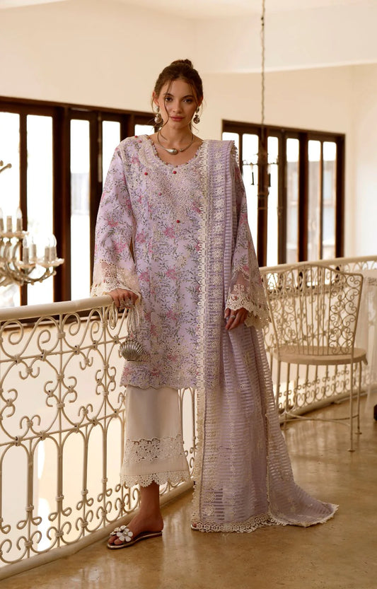 AJR Printkari 25 Lawn | Pearl