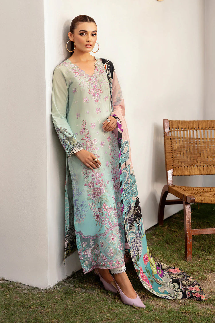 MASHAAL BY RAMSHA LUXURY LAWN-3PC | L-1206