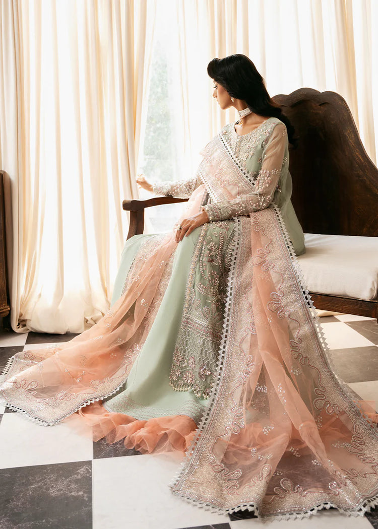 INAYAT ALIF BY AJR LUXURY WEDDING UN-STITCHED 3PC| TEEL-TALE