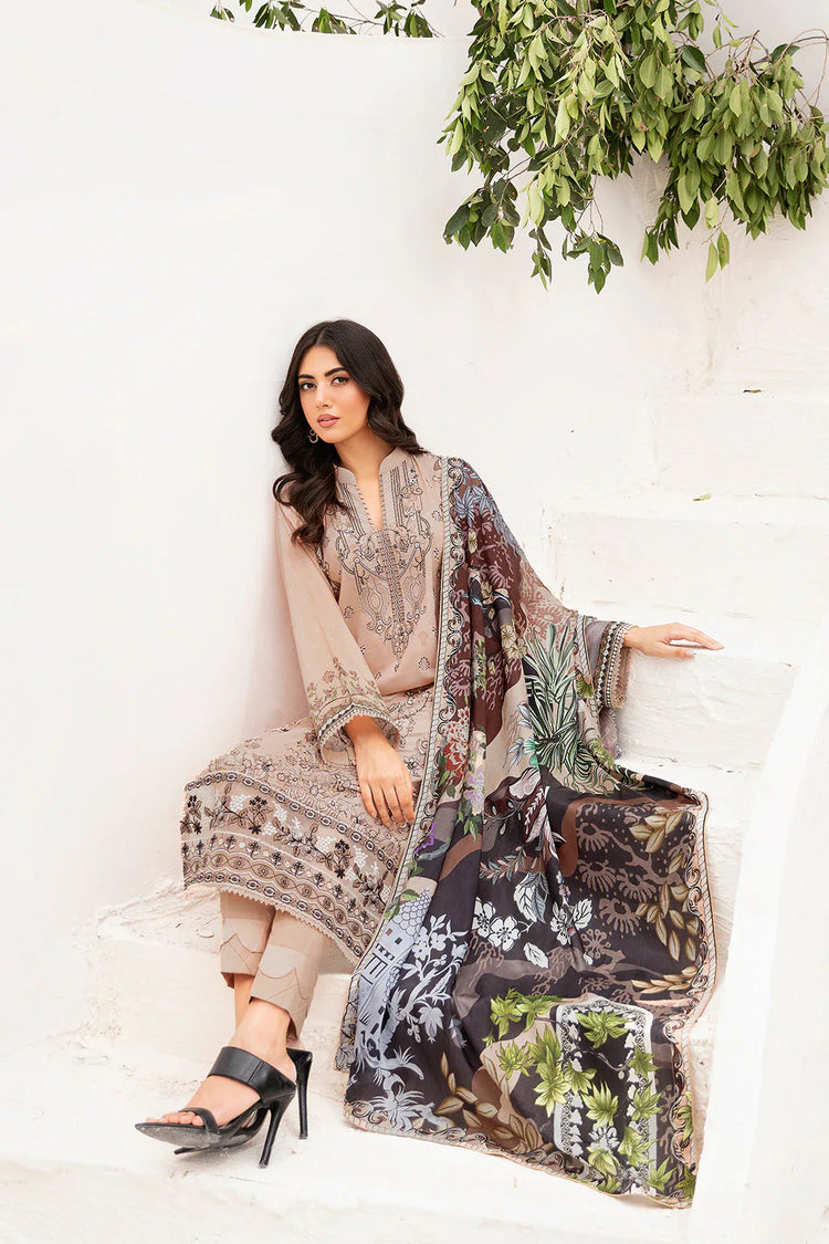 MASHAAL BY RAMSHA LUXURY LAWN-3PC | L-1106