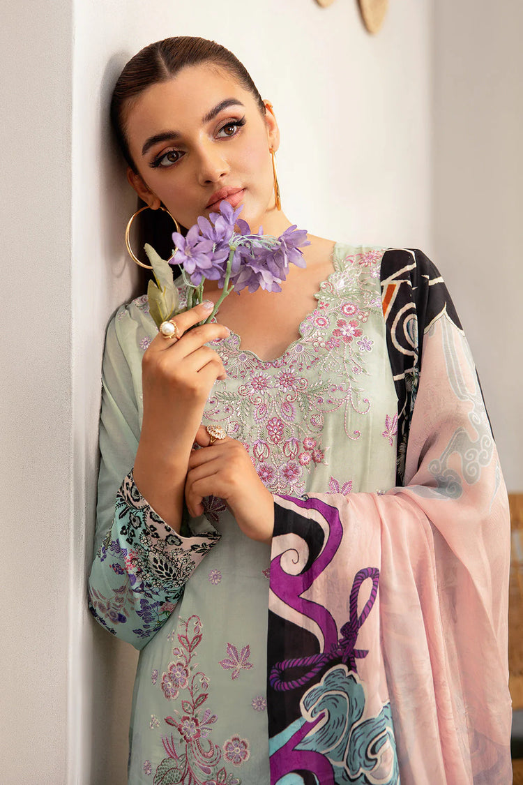 MASHAAL BY RAMSHA LUXURY LAWN-3PC | L-1206