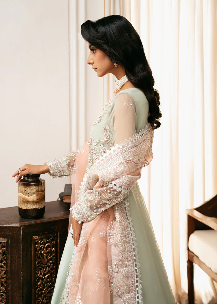 INAYAT ALIF BY AJR LUXURY WEDDING UN-STITCHED 3PC| TEEL-TALE