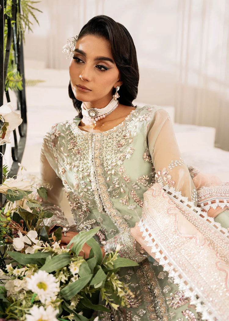 INAYAT ALIF BY AJR LUXURY WEDDING UN-STITCHED 3PC| TEEL-TALE