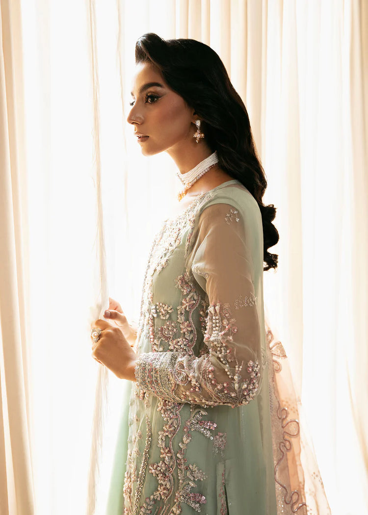 INAYAT ALIF BY AJR LUXURY WEDDING UN-STITCHED 3PC| TEEL-TALE