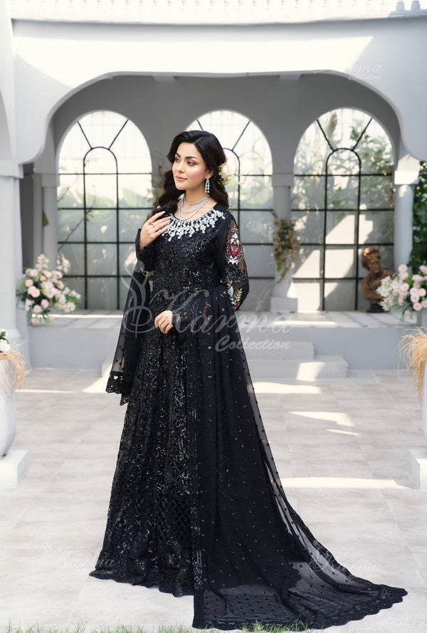 KARMA DIYAR E DIL - CHARCOAL - F-451