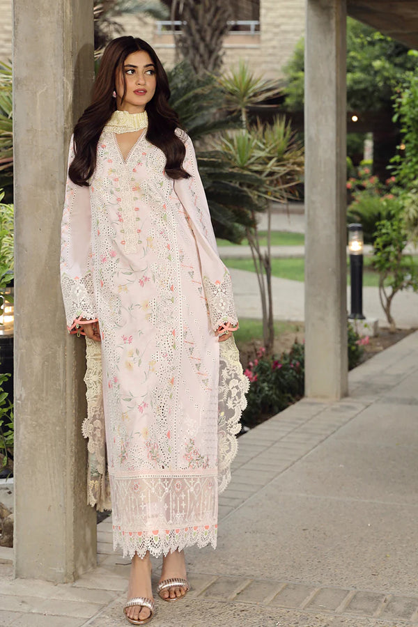QALAMKAR FESTIVE UN-STICHED 3PC| PS-03