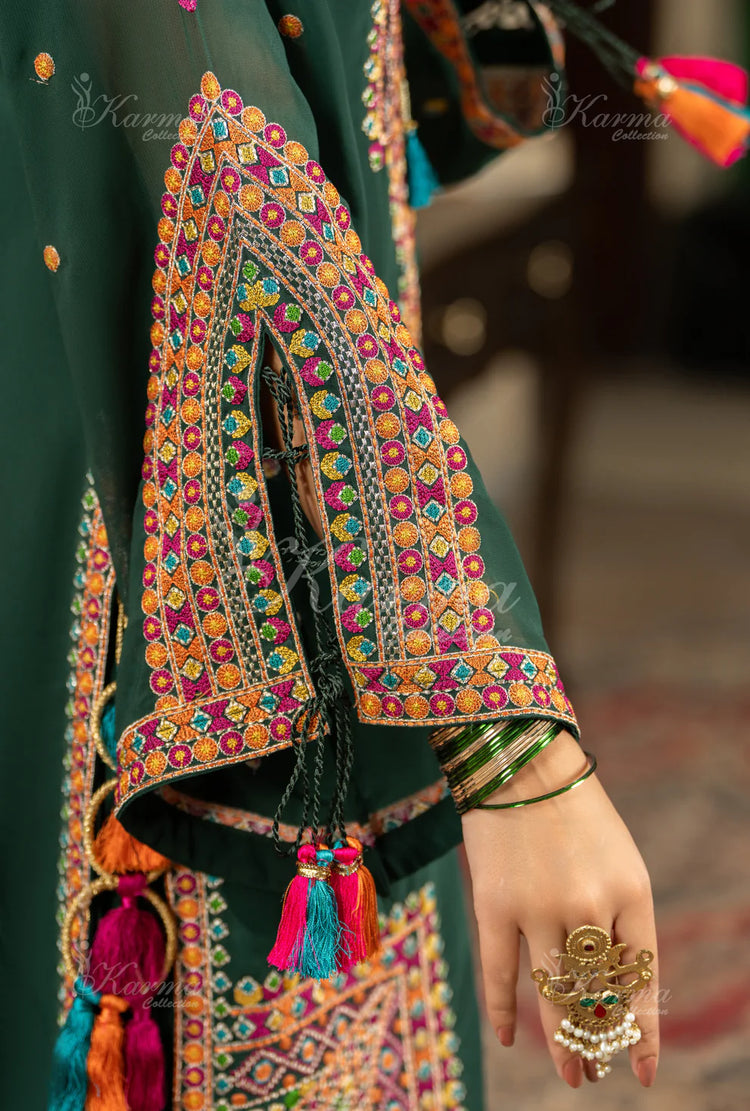 ROOHI KARMA- Emerald Green