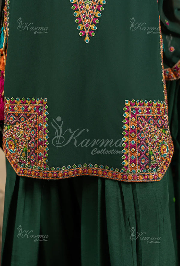 ROOHI KARMA- Emerald Green