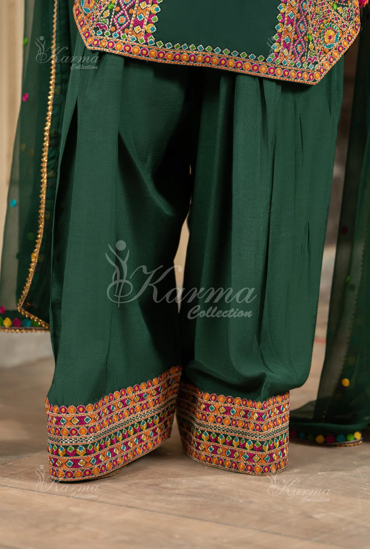 ROOHI KARMA- Emerald Green