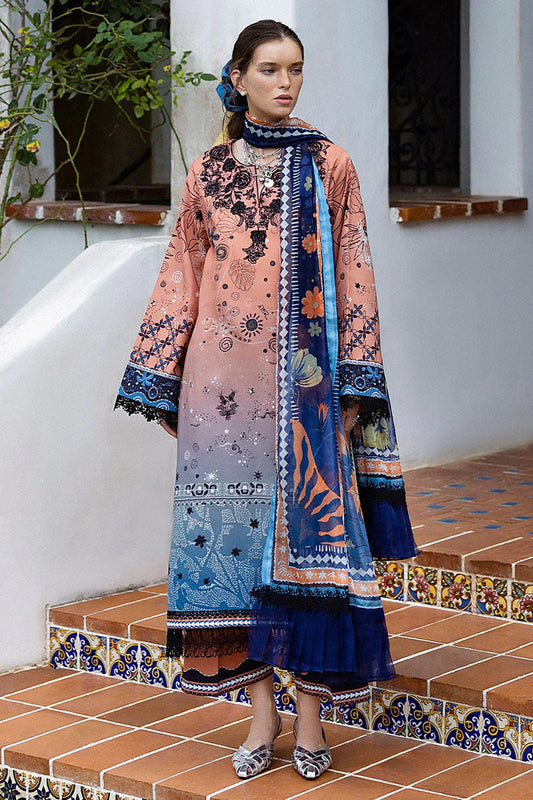 MIRASOL BY HEMLINE UN-STITCHED 3PC | VIENTO VIVI