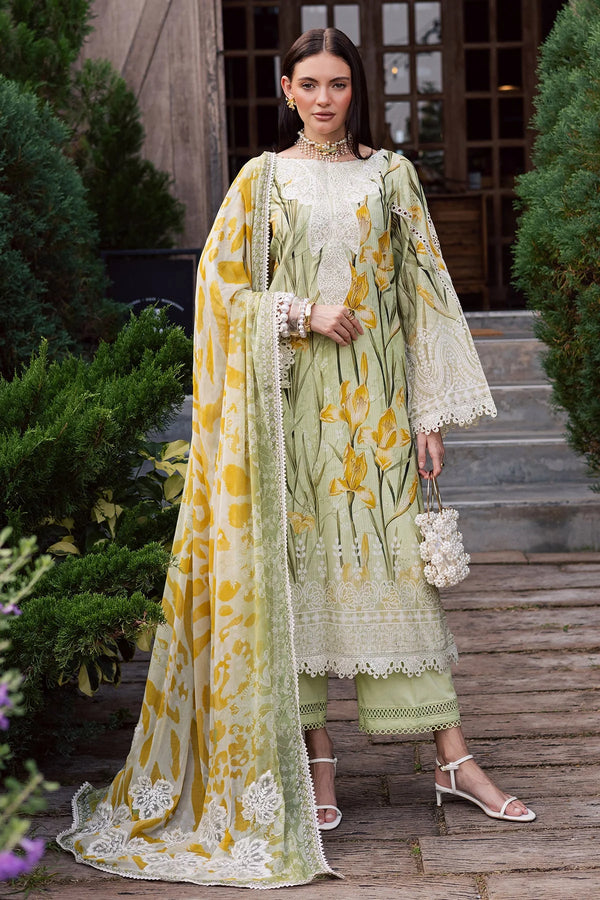 NUREH GARDENIA LAWN UN-STITCHED 3PC | NSG-212