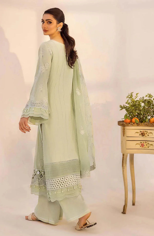 Adans Libas Embroidered Lawn Unstitched 3 Piece Suit - 4775