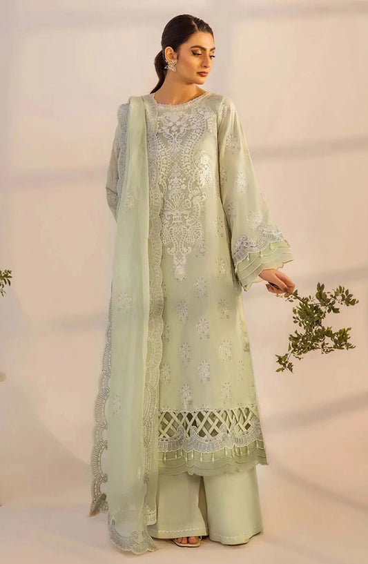 Adans Libas Embroidered Lawn Unstitched 3 Piece Suit - 4775