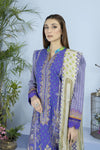 ALLURE BY JOHRA UN-STITCHED 3PC | JH-738-AU