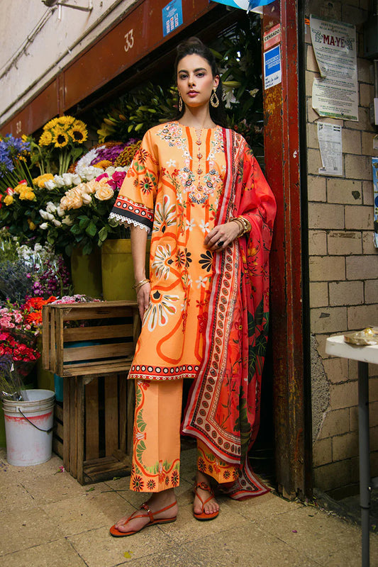 LA DOLCE BY HEMLINE UN-STITCHED 3PC | DOVES OF GARDEN