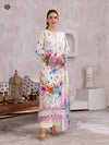 Pretty Petals By Gulljee Printed Embroidered Lawn Collection - D06