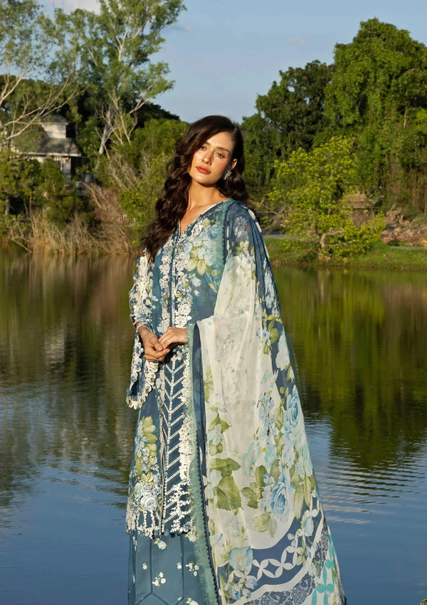 ELAF SIGNATURE EMBROIDERED LAWN 3PC | ENCHANTRESS