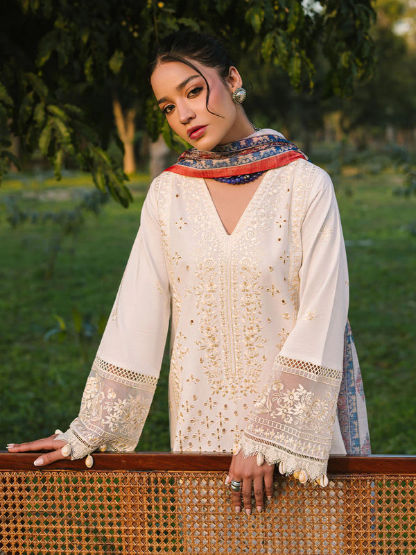 DAHLIA BY MAHNUR LUXURY LAWN STITCHED/D-4