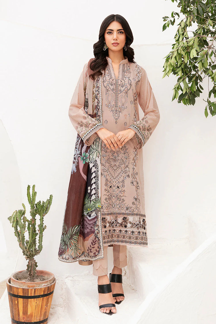 MASHAAL BY RAMSHA LUXURY LAWN-3PC | L-1106