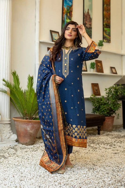 SUBHHATA MASAKALI EMBROIDERED LAWN BY ZS-06