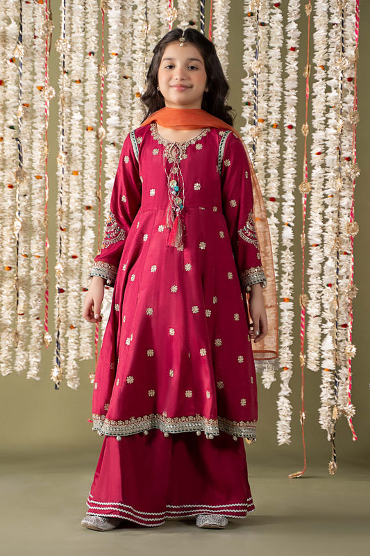 M KIDS BY MARIA B 2025 MKS-EF25-07 PINK