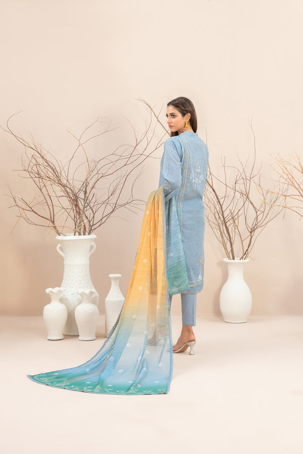 MAHLAA LAWN STITCHEDBY TAWAKKAL D-2786