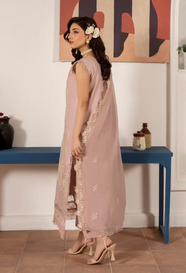 MERAKI BY HUMDUM UNSTITCHED LAWN D-04