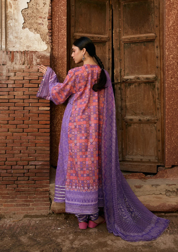 Aangan-Print Chiffon'26 By Kahf - KPS-3B ZARMEENA