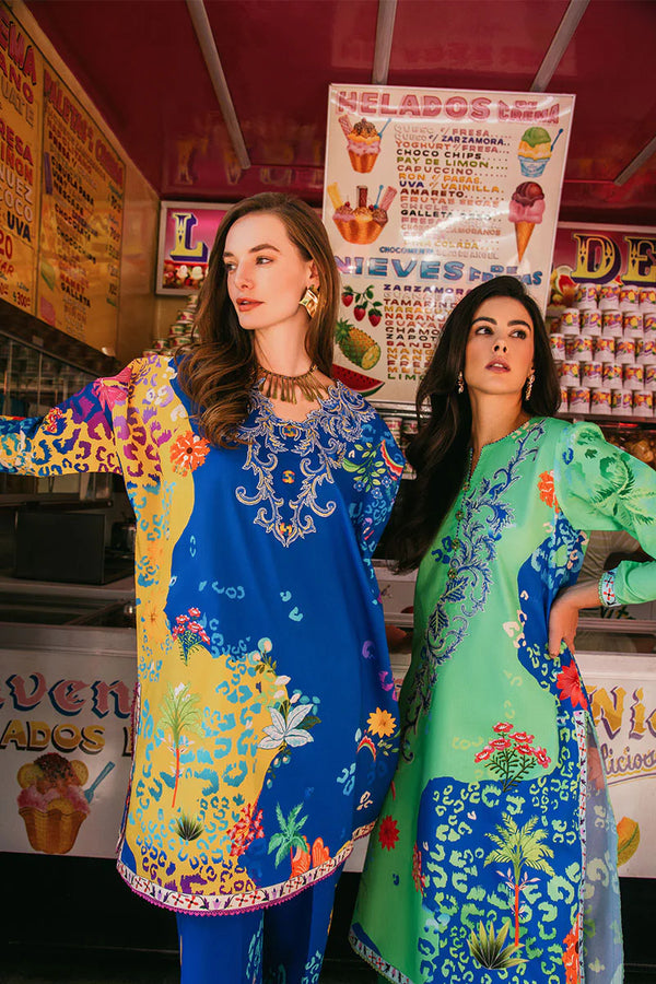 LA DOLCE BY HEMLINE UN-STITCHED 3PC | LIVING HEART