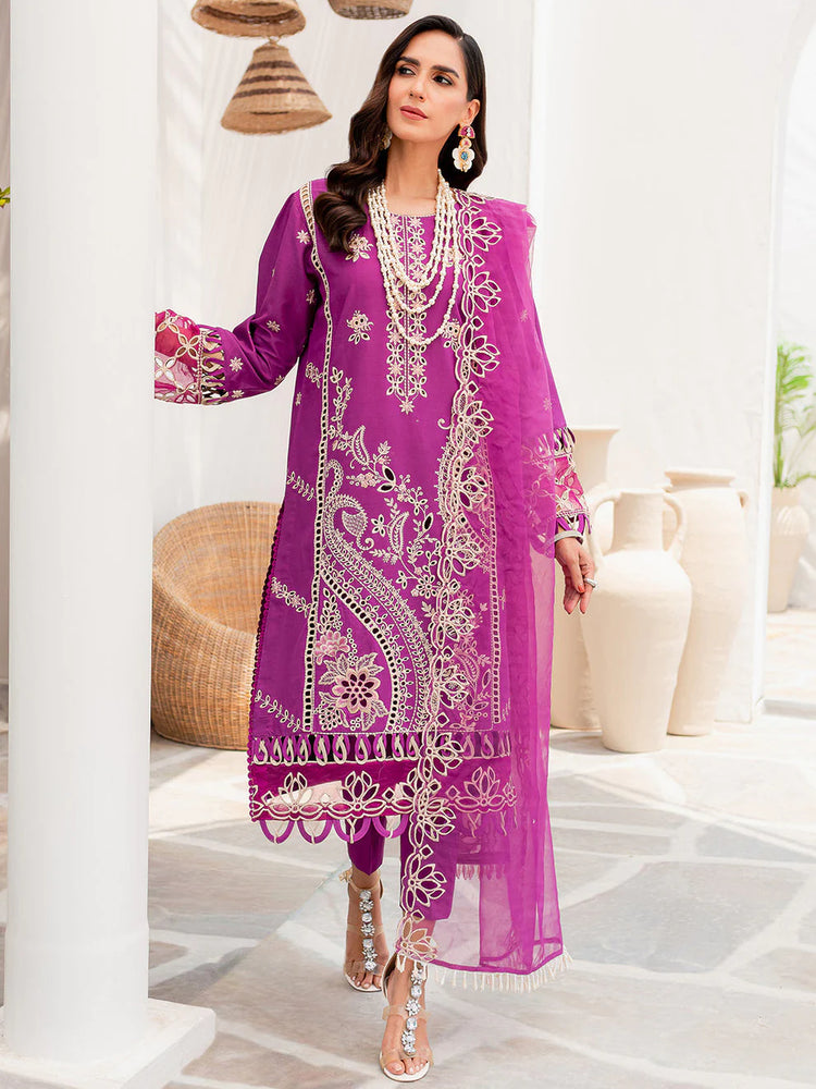 DASTAK FESTIVE LAWN UN-STITCHED BY PARISHAY -DF-02