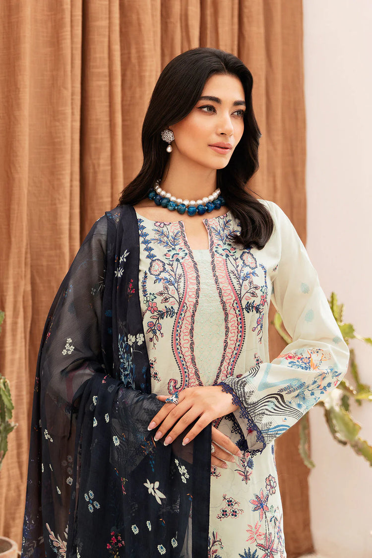 MASHAAL BY RAMSHA LUXURY LAWN-3PC | L-1107