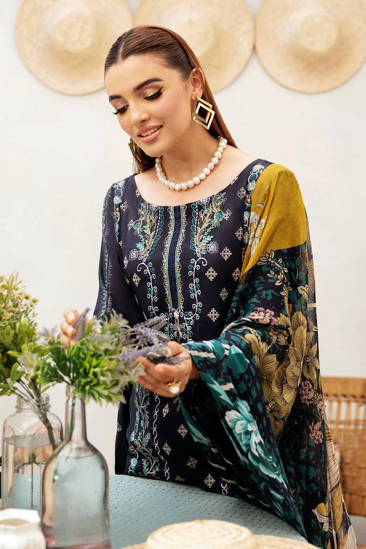 MASHAAL BY RAMSHA LUXURY LAWN-3PC | L-1207